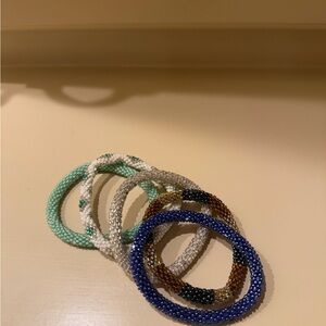 Nepal Elegant Beaded Bracelet Set